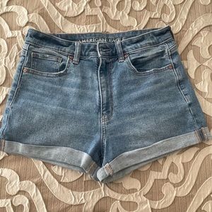 American Eagle - Stretch denim shorts; Size 6